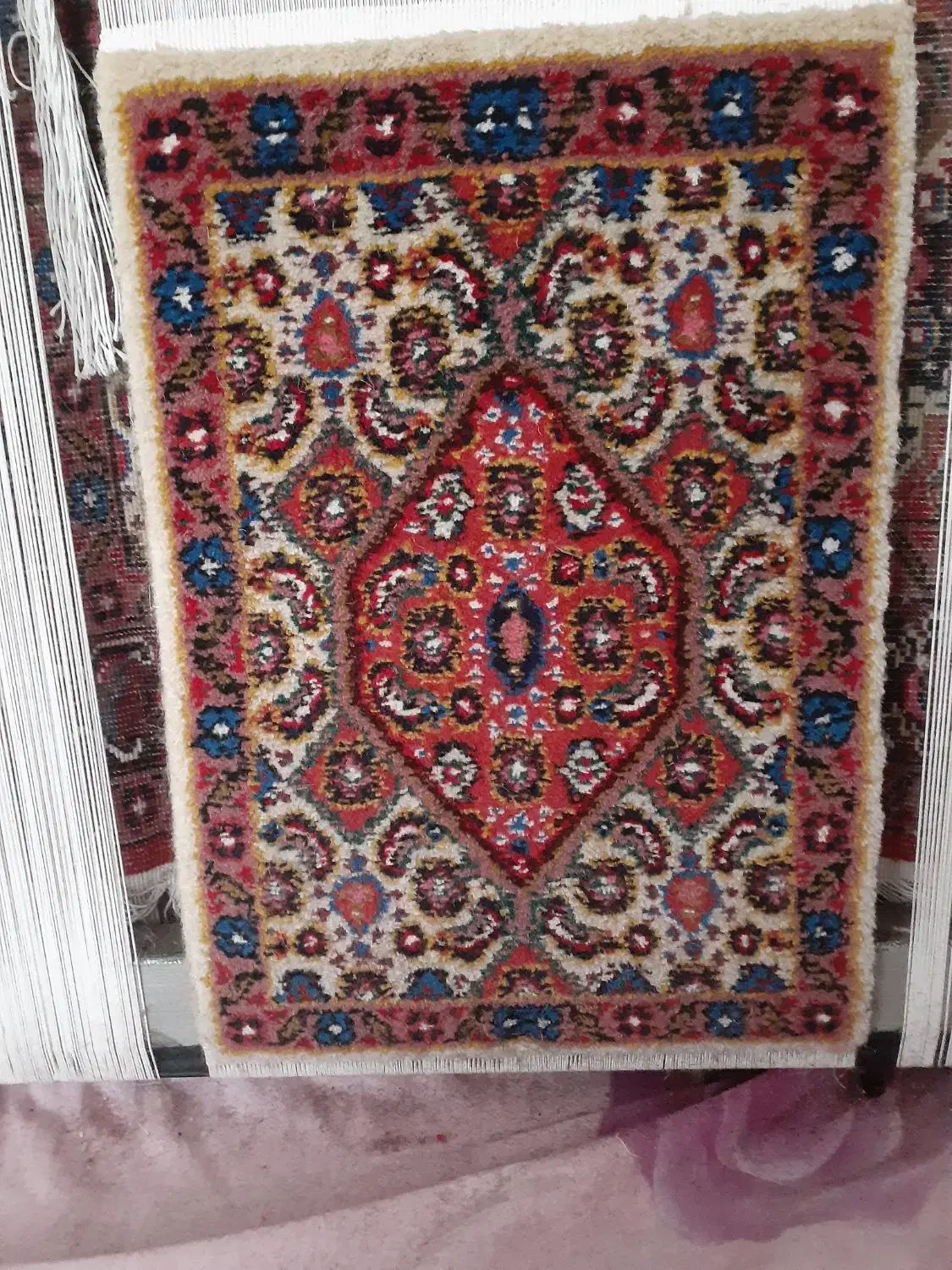 یک عدد فرش دست بافت نو|فرش|اردبیل, |دیوار