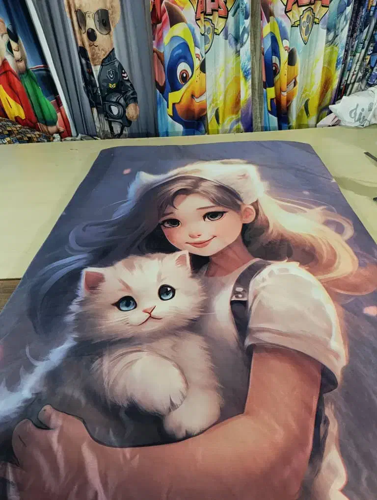 چاپ و پخش پنل های روتختی یک نفره و پرده|تخت و سرویس خواب|تهران, هرندی|دیوار