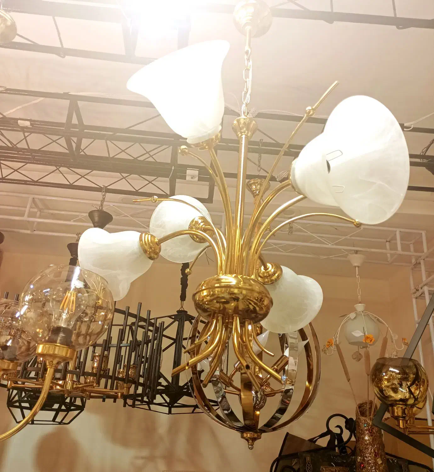 لوستر متنوع|لوستر و چراغ آویز|تبریز, |دیوار