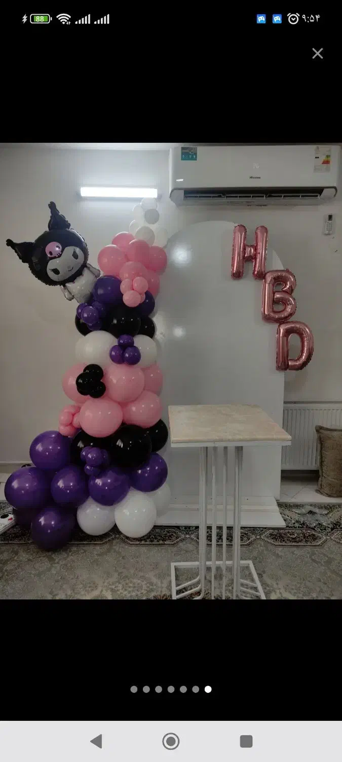 دکور تولد بادکنک ارایی|خدمات پذیرایی، مراسم|مشهد, شهید مطهری|دیوار