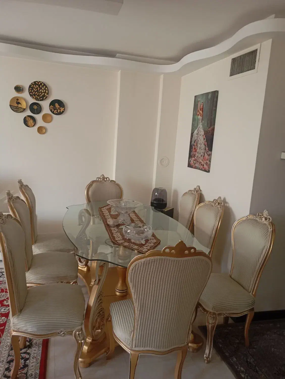 میز ناهارخوری 8نفره|میز و صندلی غذاخوری|مشهد, کوشش|دیوار