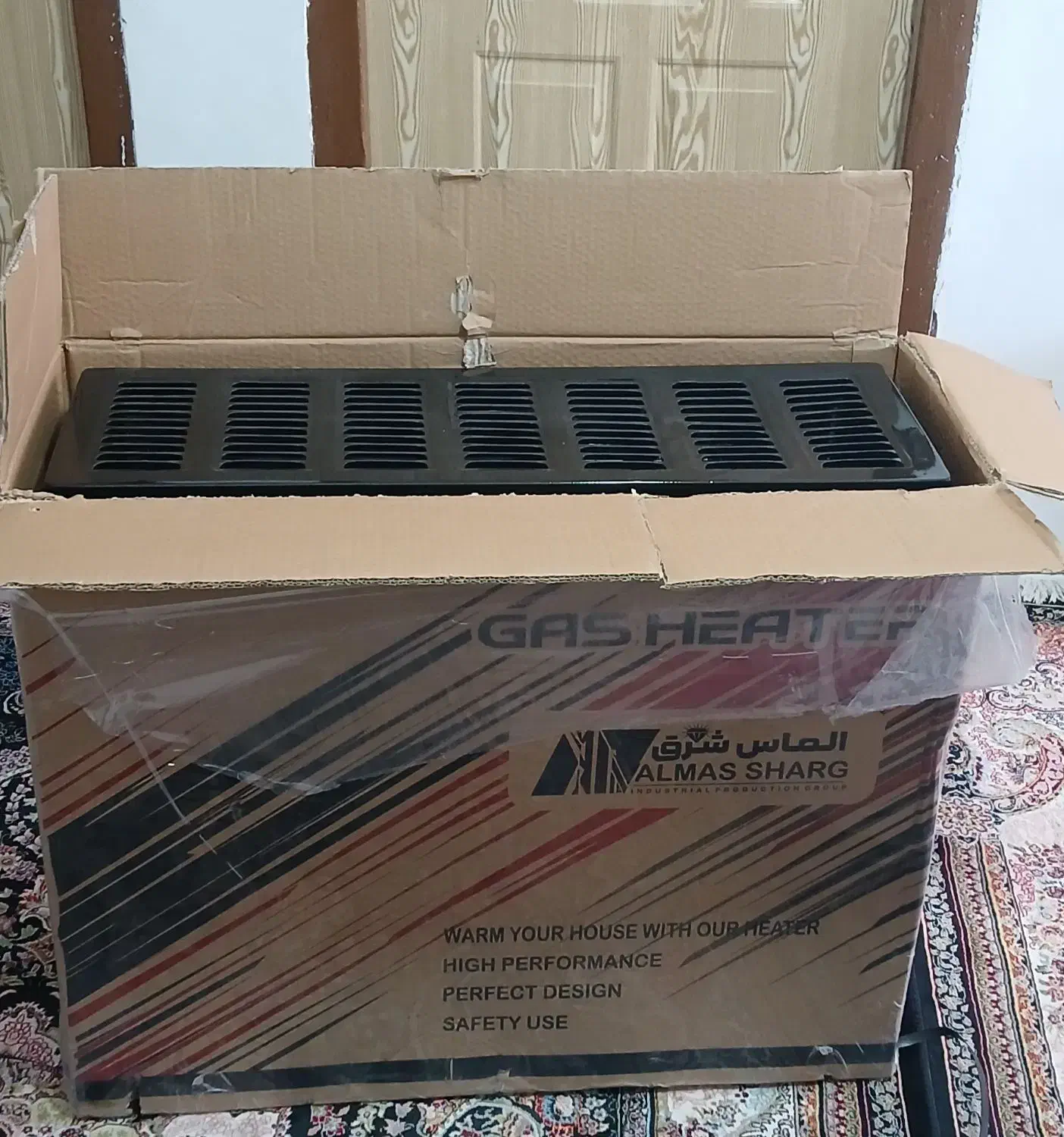 بخاری مشکی نو|بخاری، هیتر، شومینه|خلخال, |دیوار