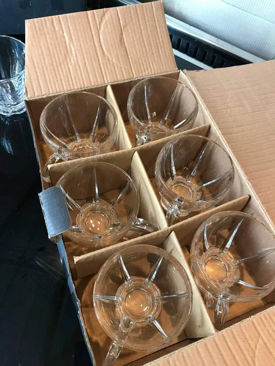 فنجان چای 12 عددی کریستال|ظروف سرو و پذیرایی|تهران, نیلوفر|دیوار