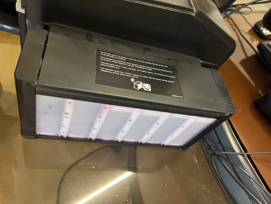 اپسون l805 در حد نو به همراه کارتن|پرینتر، اسکنر، کپی، فکس|رودهن, |دیوار