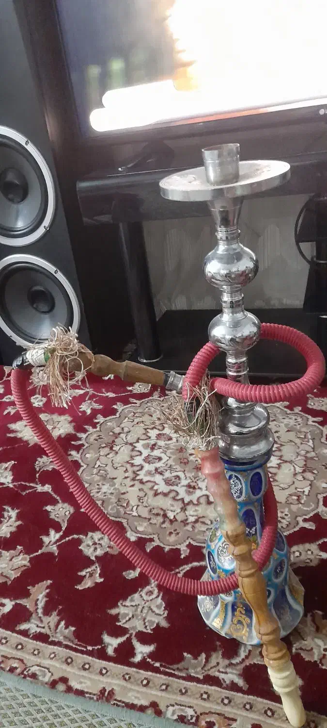 قلیون تنه برنجی ۳ملیون|صنایع دستی و سایر لوازم تزئینی|کرج, حصارک پایین|دیوار