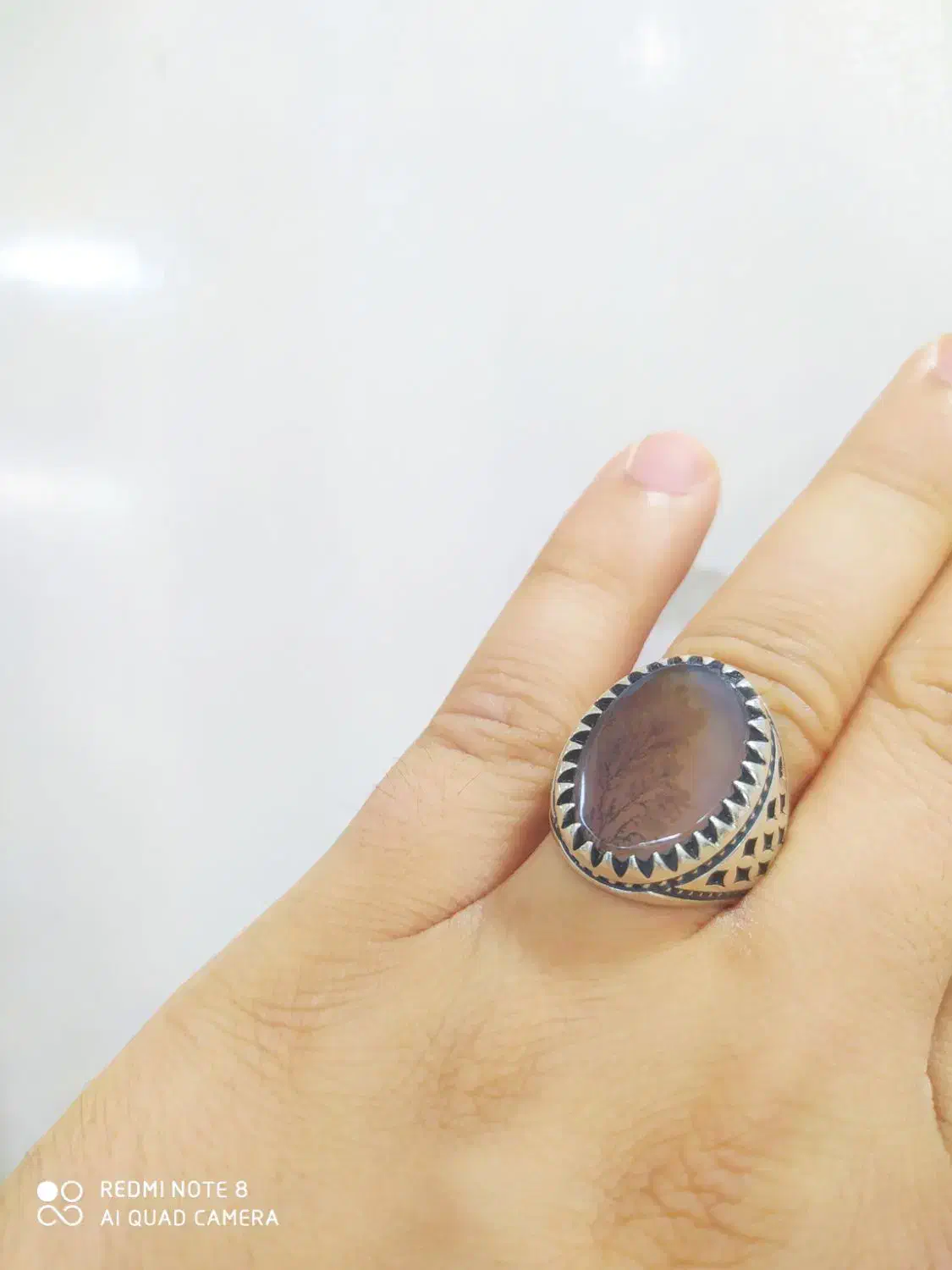 انگشتر نقره سنگ شجر|جواهرات|علی‌آباد کتول, |دیوار