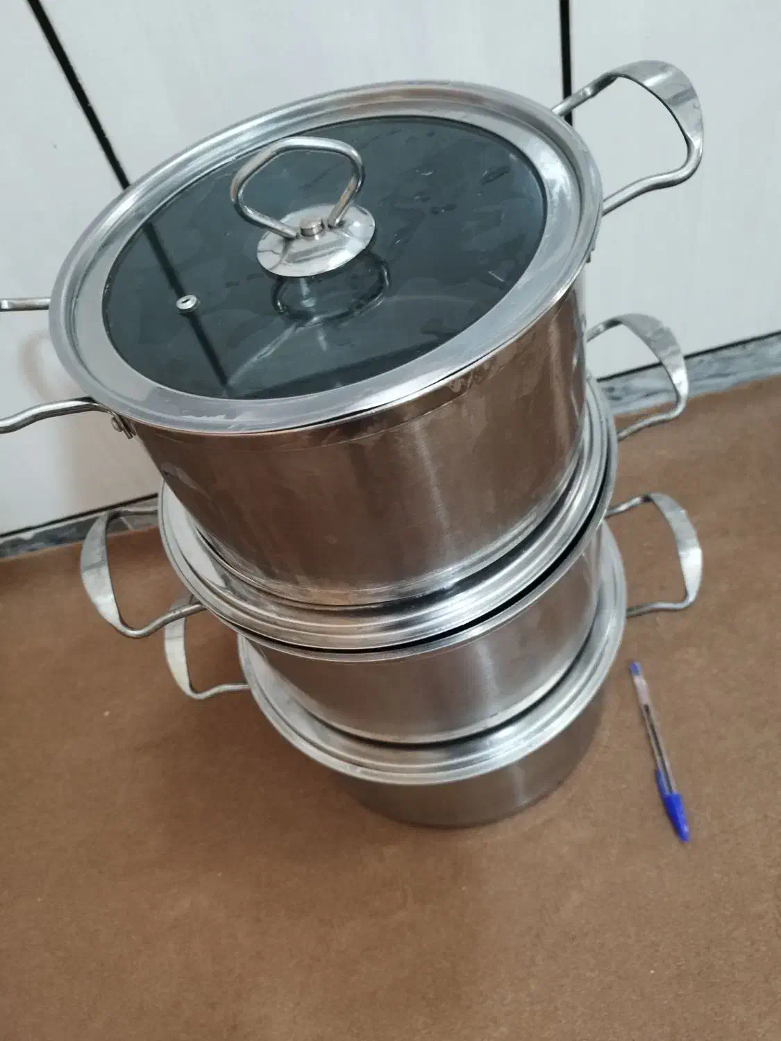 قابلمه استیل|ظروف پخت‌وپز|کنگاور, |دیوار