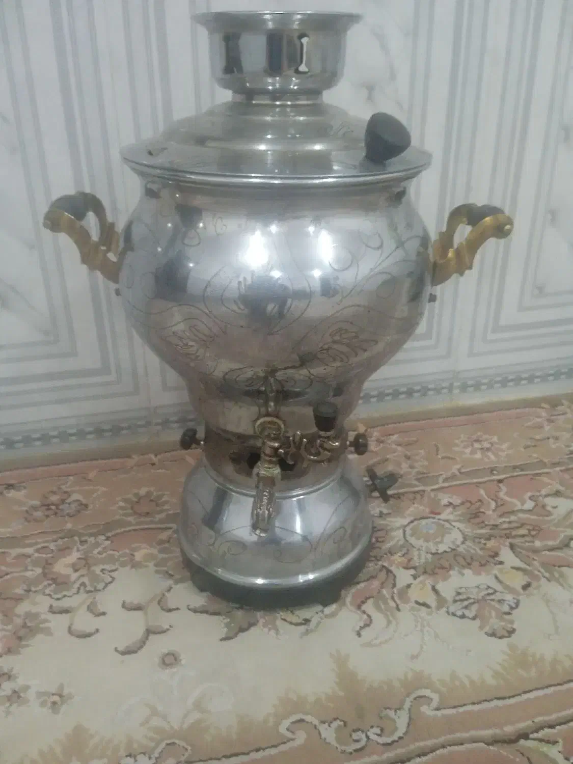 سماور6لیتری اکبربرادر1500|سماور، چای‌ساز، قهوه‌ساز|خاوه, |دیوار