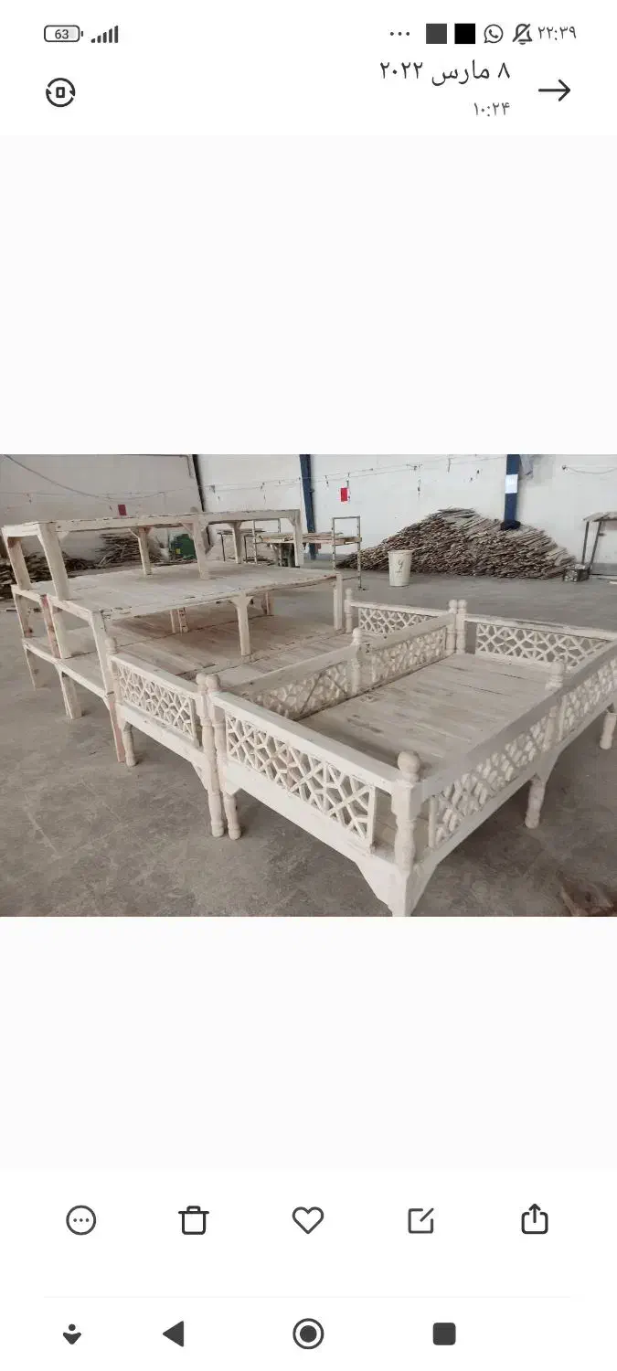 تخت چوبی سنتی با ارسال به قم و حومه 4500|خدمات پیشه و مهارت|قم, کلهری|دیوار