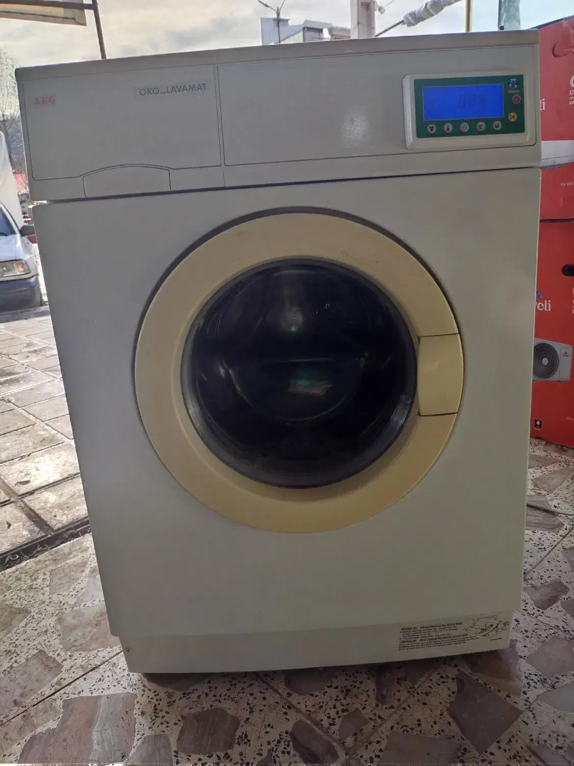 لباسشویی 8 کیلوی آلمانی سالم بدون ایراد|ماشین لباسشویی و خشک‌کن لباس|رشت, رشتیان|دیوار