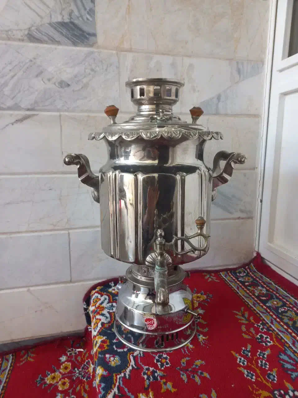 سماور  قدیمی گازسوز|سماور، چای‌ساز، قهوه‌ساز|قم, شاه ابراهیم|دیوار