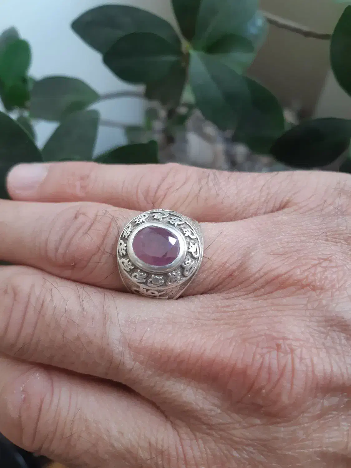 انگشتر نقره یاقوت برمه|جواهرات|کرج, گلشهر|دیوار