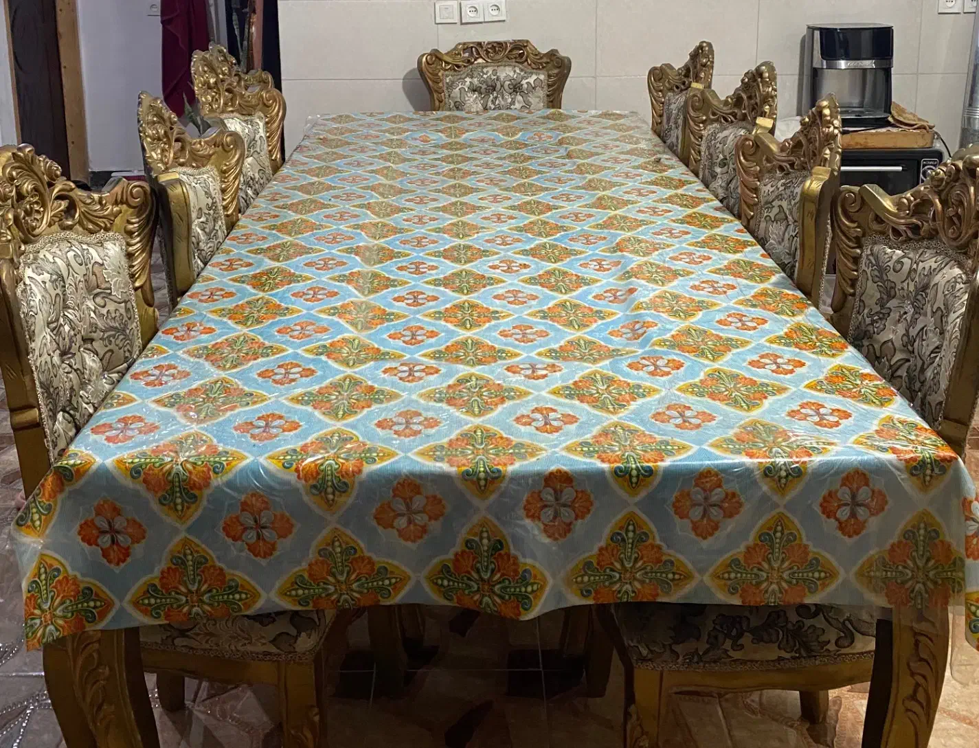 مبل و میز ناهار خوردی|مبلمان خانگی و میز عسلی|نوکنده, |دیوار