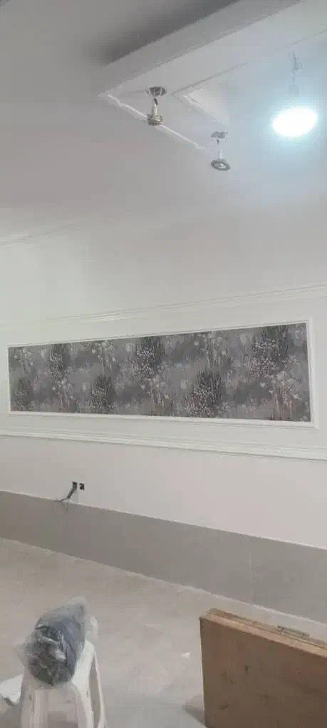 نصب کاغذ دیواری و نقاشی ساختمان|خدمات پیشه و مهارت|پاکدشت, حصار امیر|دیوار