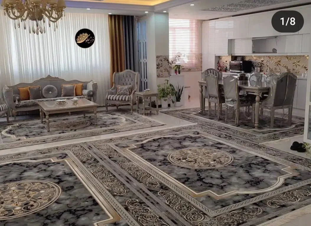 ۵ عدد فرش ۷۰۰ شانه طرح فرانسوی مدوسا|فرش|بانه, |دیوار