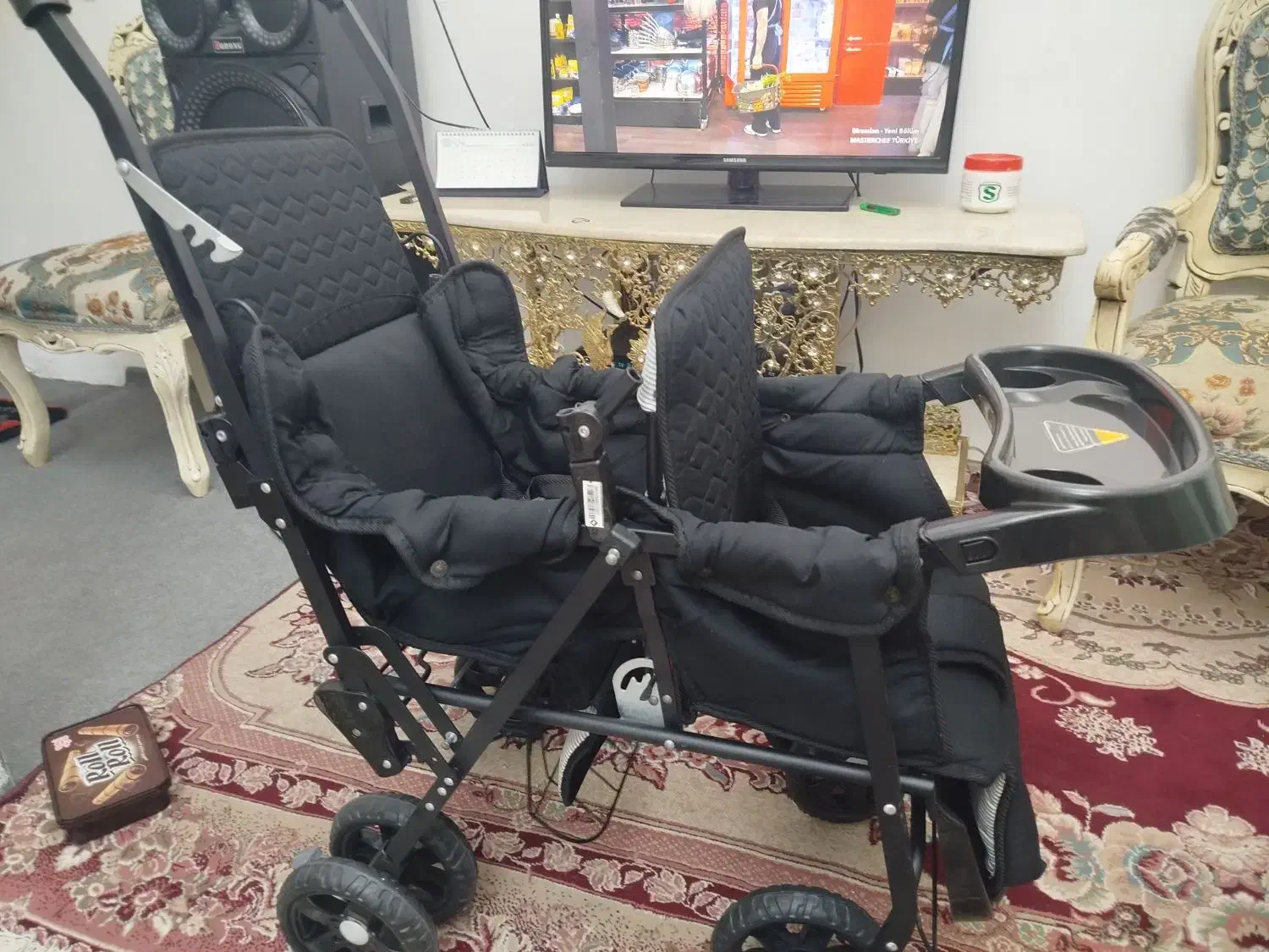 کالسکه دوقلو|کالسکه و لوازم جانبی|تبریز, |دیوار