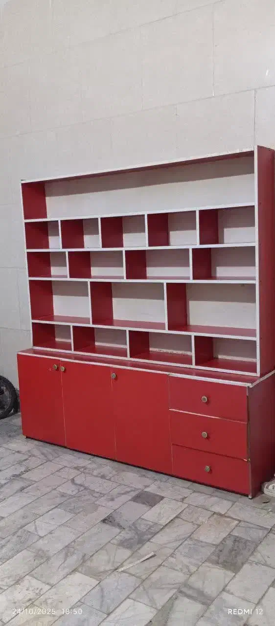 قفسه وکتابخانه|کتابخانه، شلف، قفسههای دیواری|فاضل آباد, |دیوار