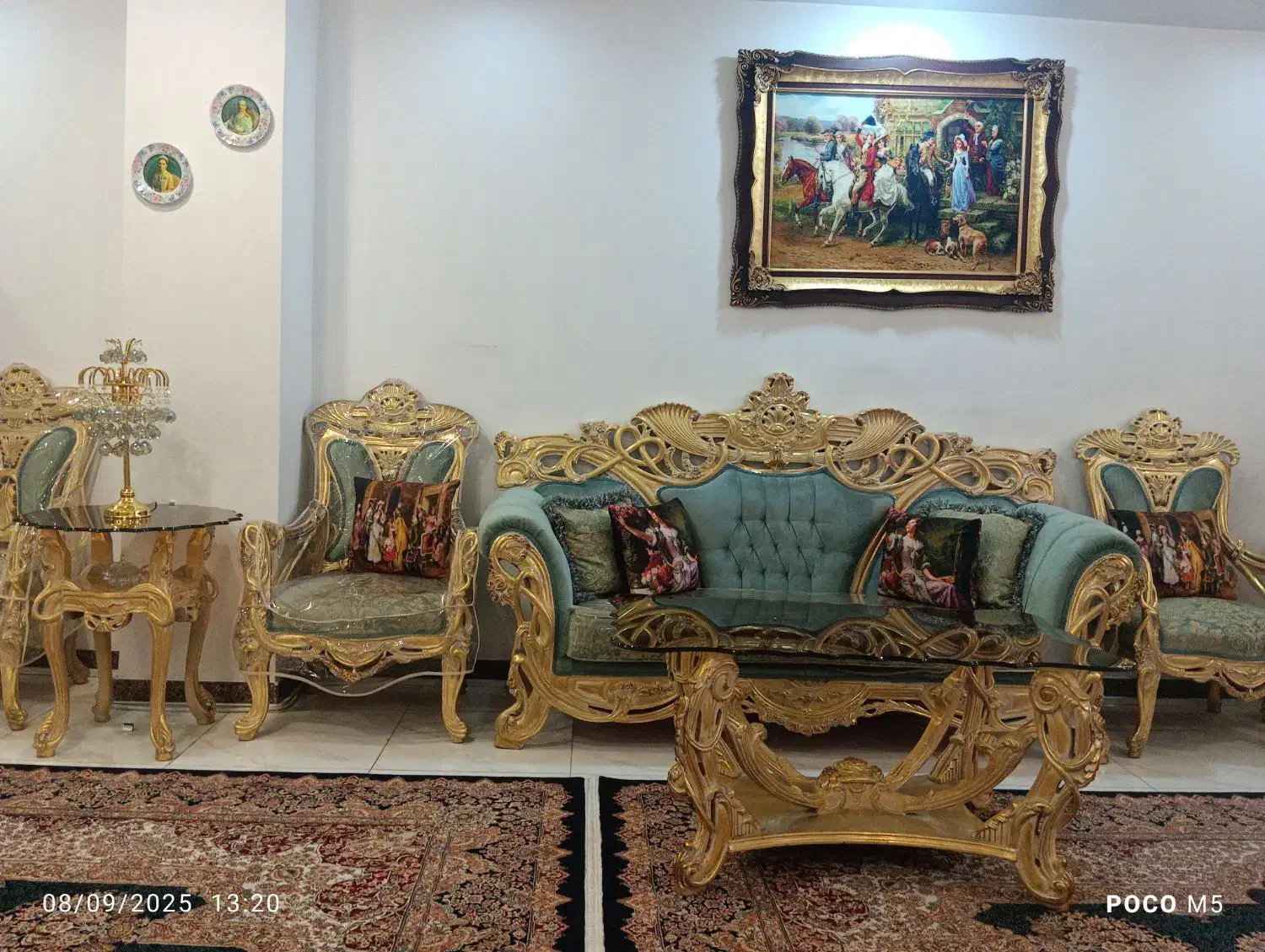 ست مبلمان وناهارخوری سلطنتی بسیار نفیس وفاهر|مبلمان خانگی و میز عسلی|تهران, امیریه|دیوار