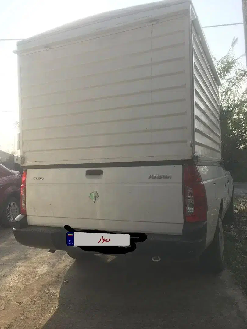 وانت آریسان۱ مدل ۹۹ بی رنگ دوگانه کم کارکرد|خودرو سواری و وانت|رشت, بلوار گیلان|دیوار