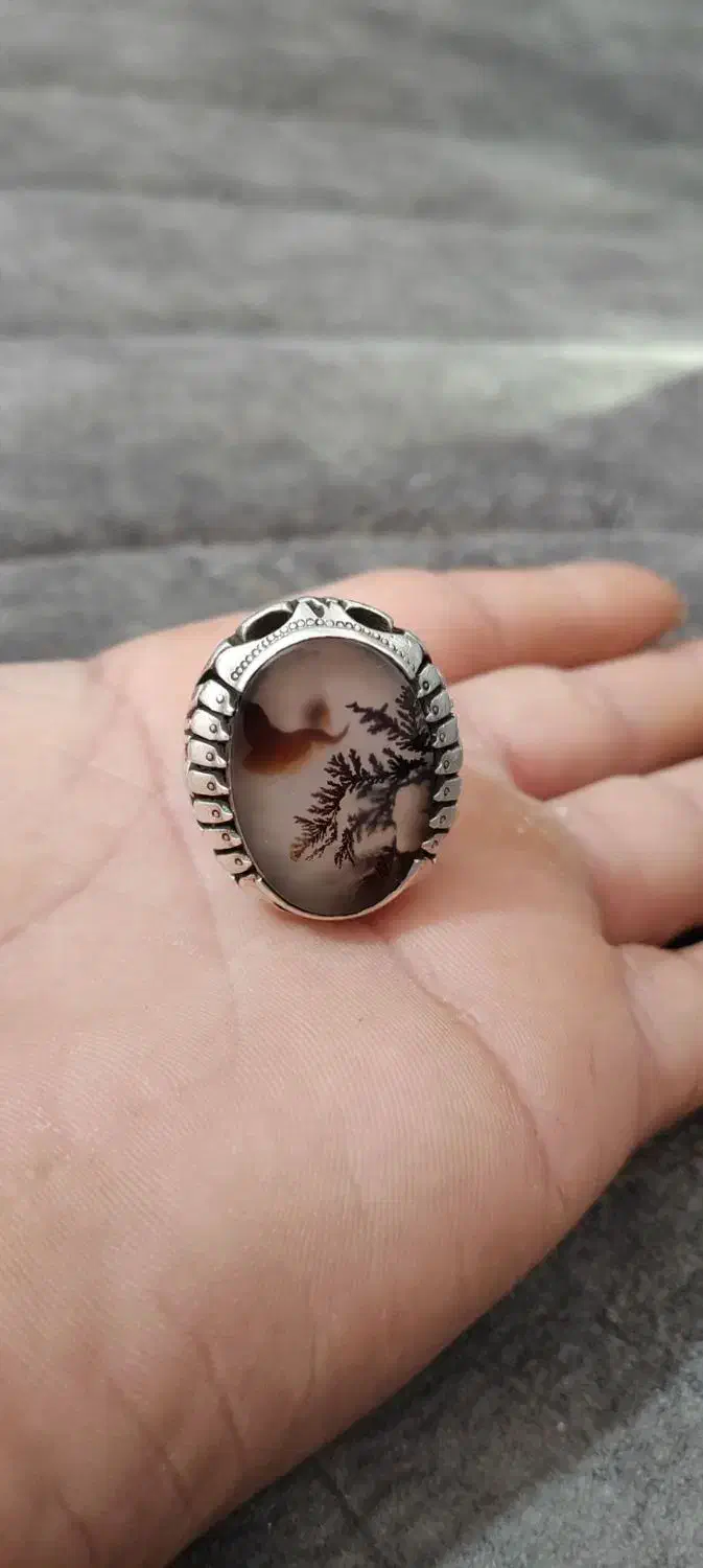 انگشتر شجر و فیروزه|جواهرات|همدان, |دیوار