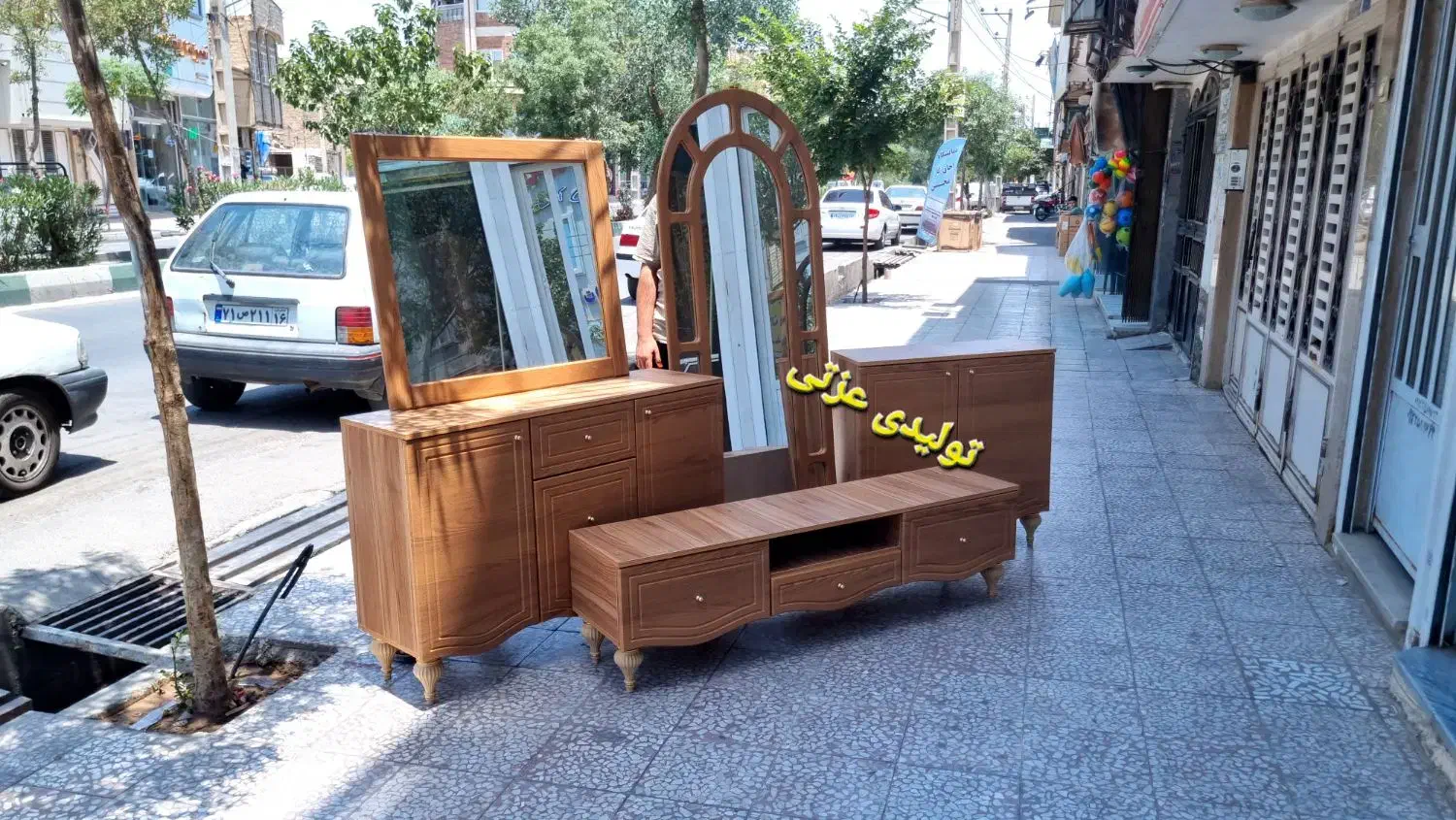 میز کنسول دیاگو جاکفشی و میز تلویزیون|بوفه، ویترین، کنسول|قم, علی آباد|دیوار