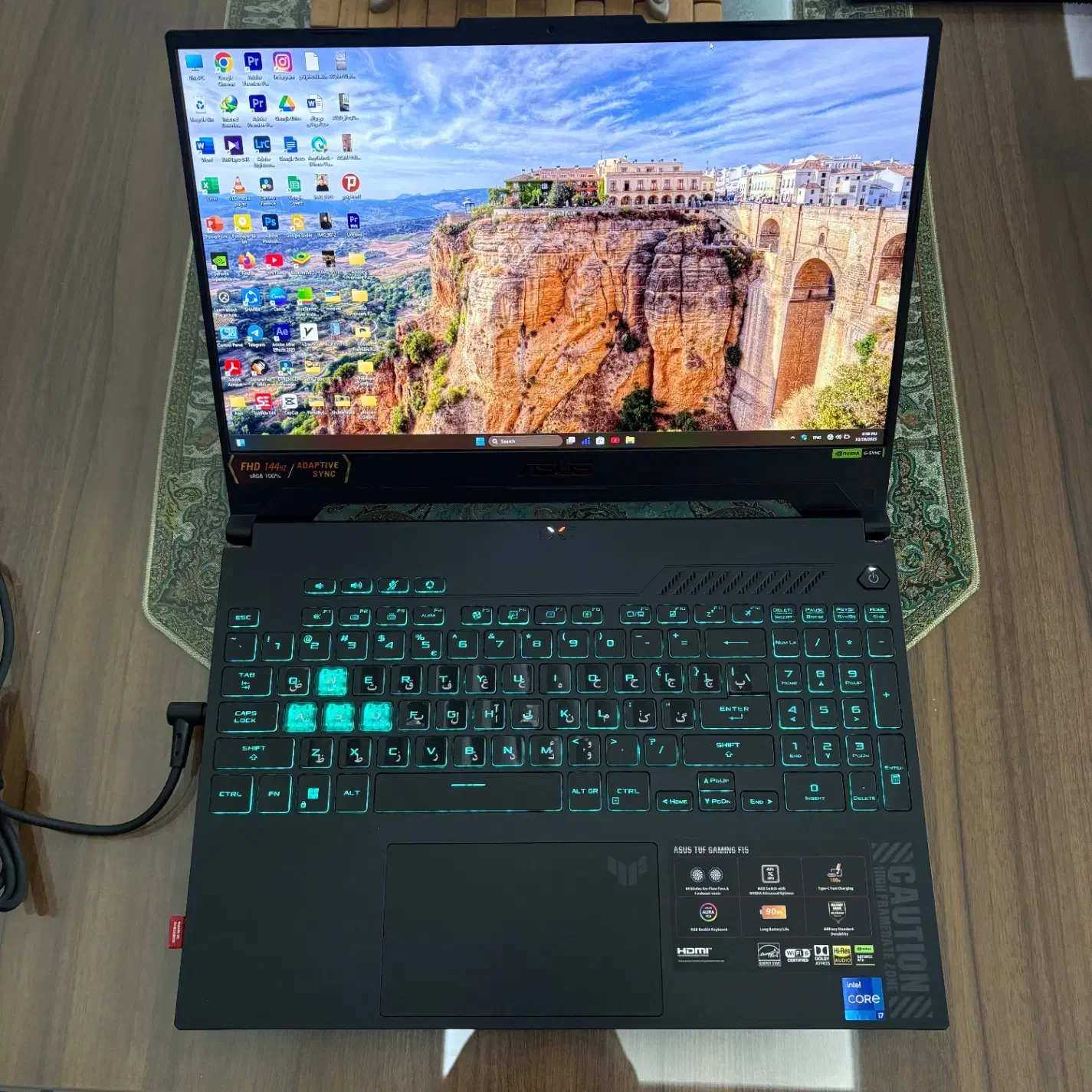 لپ‌تاپ ASUS TUF FX507VV در حد نو چهار ماهه خریدمش|رایانه همراه|تهران, مهران|دیوار