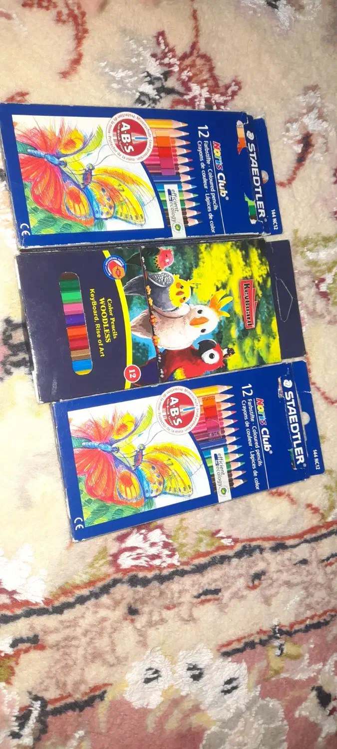 مداد رنگی ۱۲ تا|لوازم التحریر|تهران, باغ فیض|دیوار