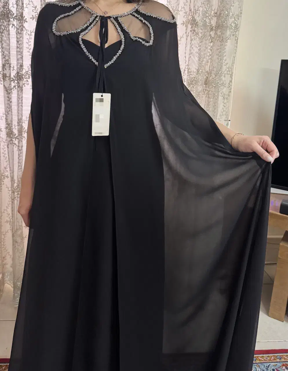 پیراهن ماکسی مجلسی مشکی|لباس|تهران, افسریه شمالی|دیوار