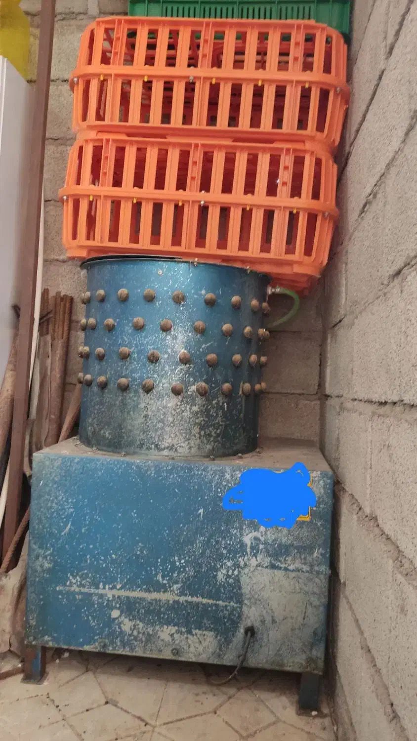 پرکن مرغ یا پرگیر مرغ|ابزارآلات|دهلران, |دیوار