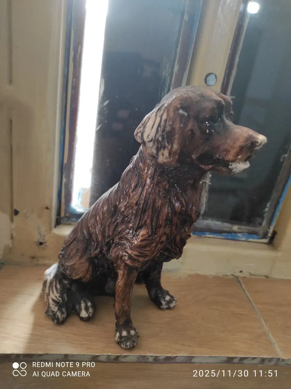 مجسمه سگ رتریور|مجسمه، تندیس، ماکت|بندر امام خمینی, |دیوار