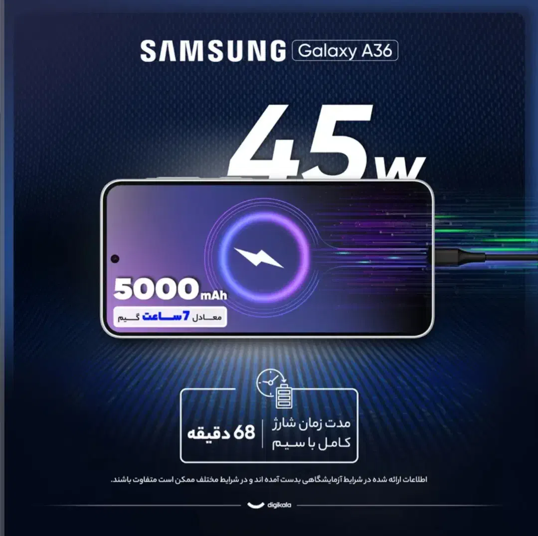 سامسونگ galaxy a36 حافظهٔ ۲۵۶ گیگابایت ویتنام|موبایل|همدان, |دیوار