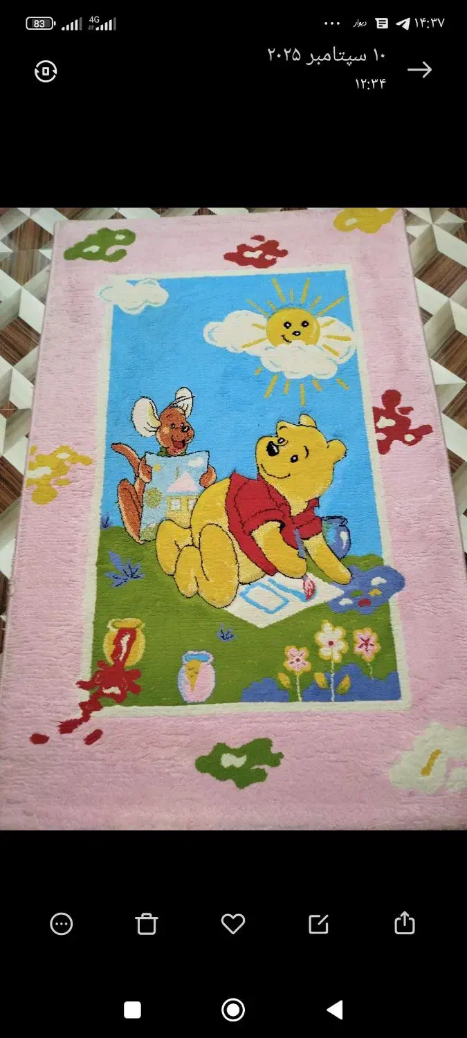 گلیم فرش|فرش|فومن, |دیوار