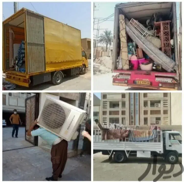 خدمات باربری کرامت بارباکارگراسباب کشی تضمینی100%|خدمات حمل و نقل|اهواز, منازل کارون|دیوار