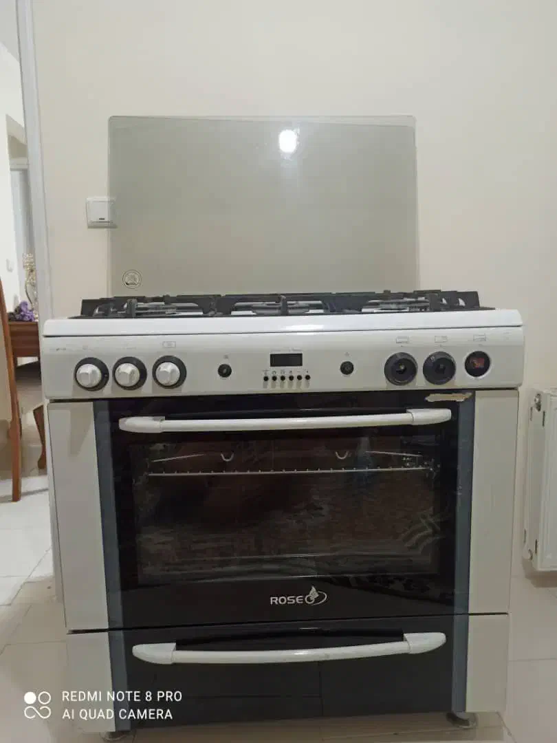 رز گاز.ویترین وپلوپزوسماورگازی و سرخ کن وچینی وفرش|اجاق گاز و لوازم برقی پخت‌وپز|پرند, فاز ۶|دیوار