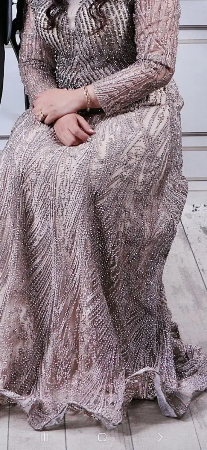 لباس مجلسی سنگ دوزی سایز ۴۴ تا ۴۸|لباس|قزوین, |دیوار