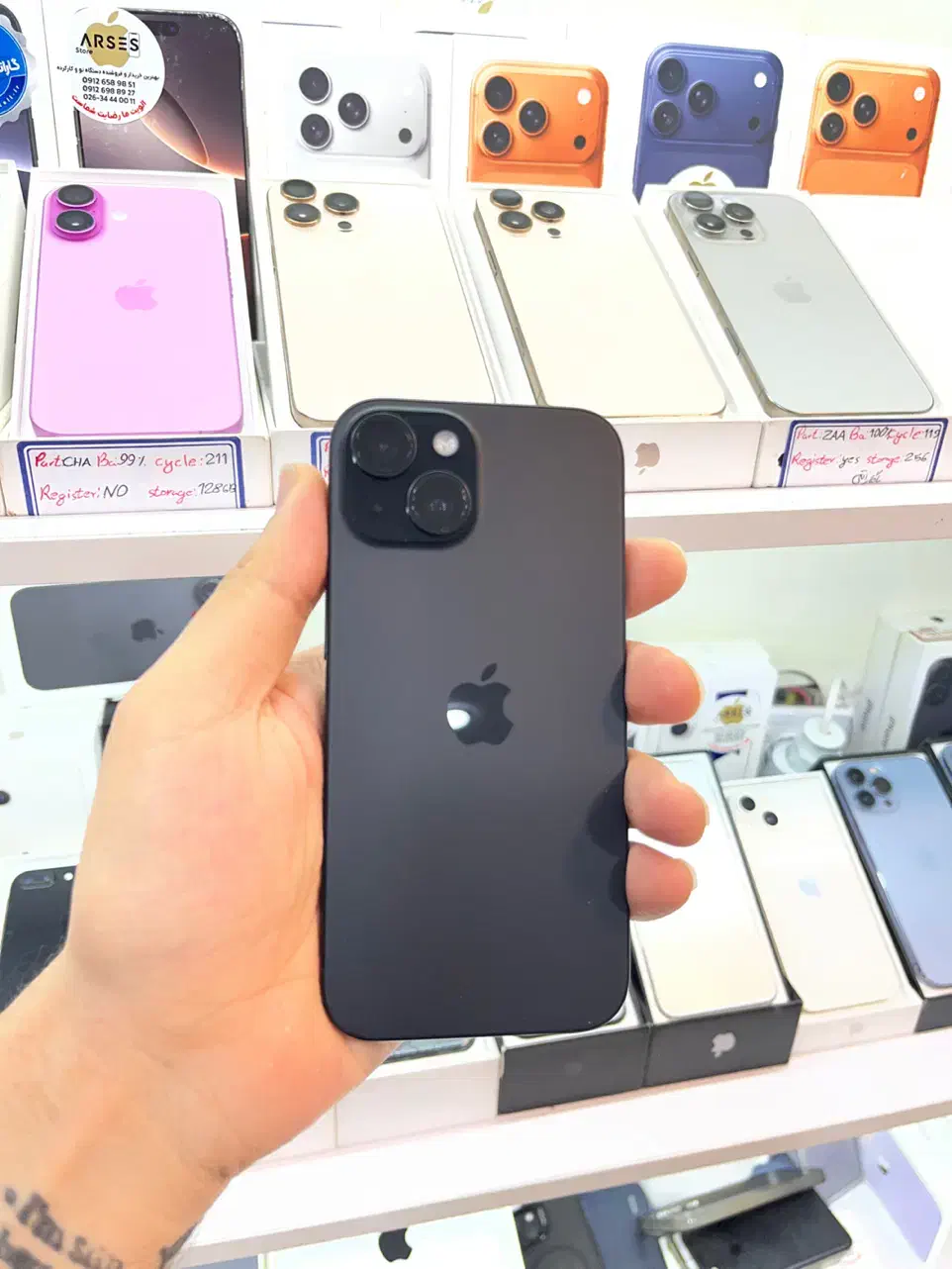 iphone 15 باطری ۱۰۰ بدون خط و خش مهلت تست|موبایل|کرج, گوهردشت|دیوار