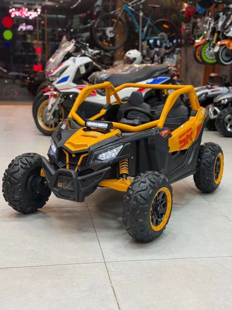 ماشین شارژی آفرودی ۲نفره قدرتی کد 1175 سام|اسباب‌‌بازی|رشت, گلسار|دیوار