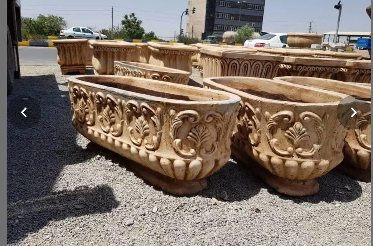 گلدان بتنی فایبرگلاس باکس|گل و گیاه طبیعی|سمنان, |دیوار