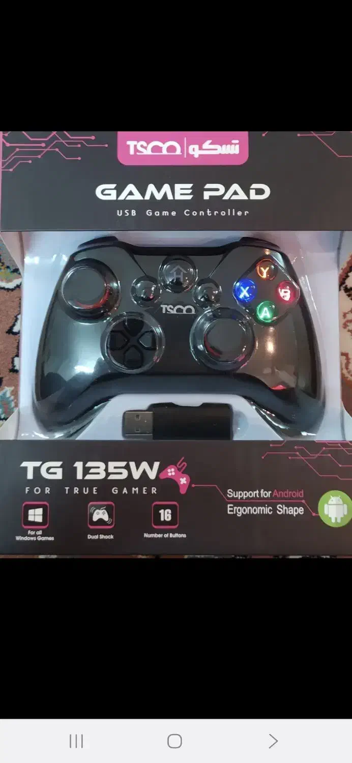 دسته تی جی ۱۳۵بدون گارانتی اورجینال|کنسول، بازی ویدئویی و آنلاین|اصفهان, کوی ولی عصر|دیوار