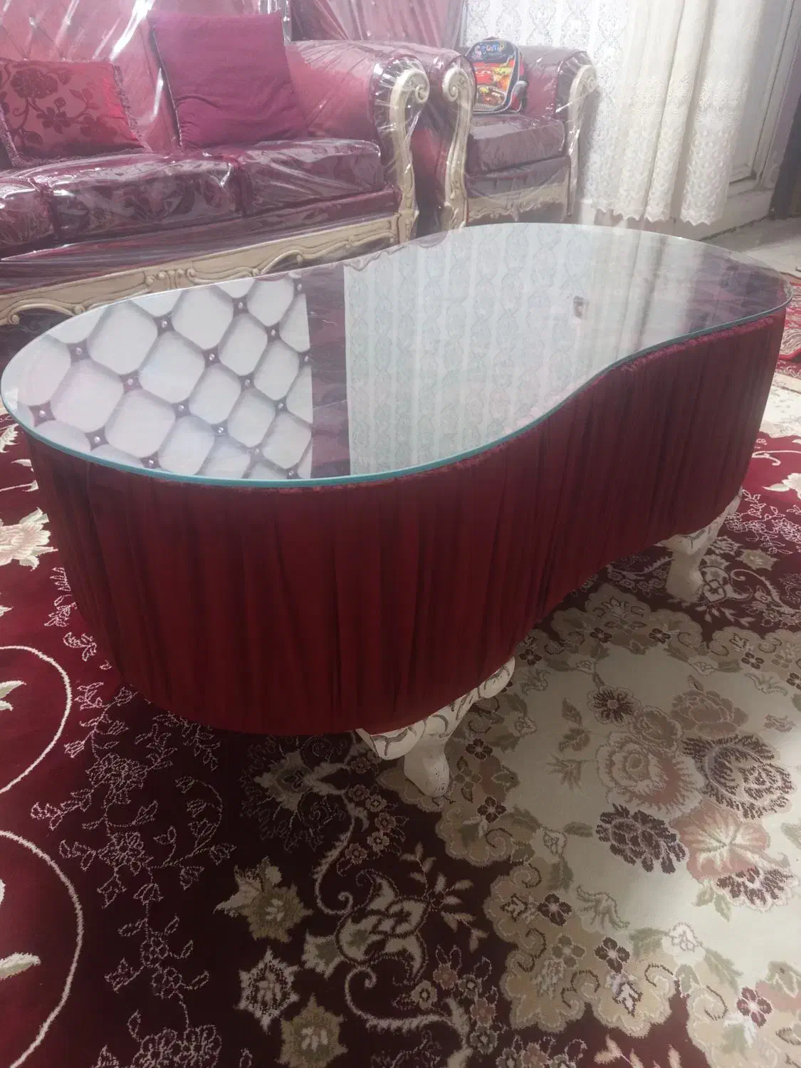 گل میز قشنگ درحدنوکم استفاده شده|مبلمان خانگی و میز عسلی|اهواز, اسلام آباد شرقی|دیوار