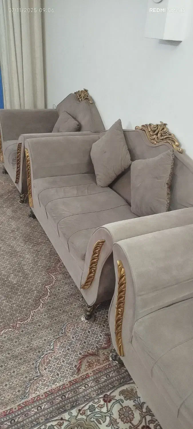 مبل راحتی ۷نفره|مبلمان خانگی و میز عسلی|مشهد, شهید شهریاری|دیوار