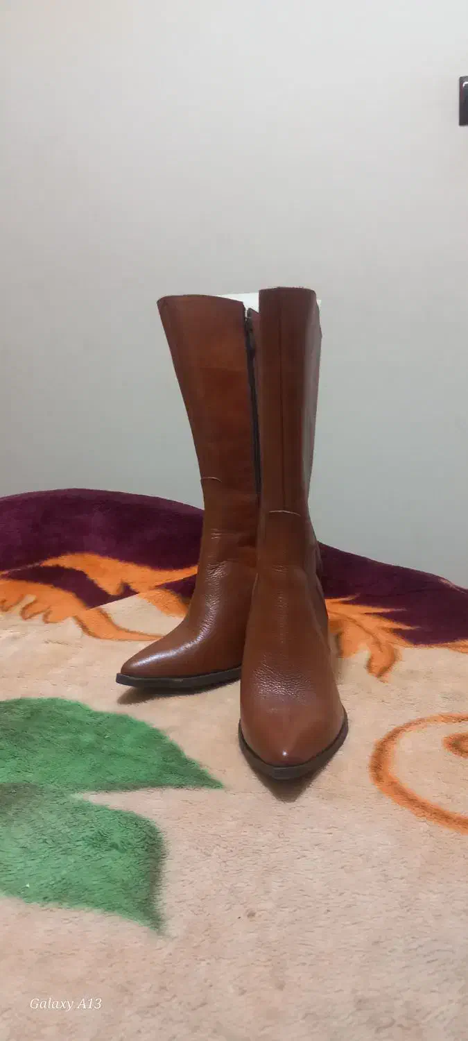 پوتین چرم طبیعی|کیف، کفش، کمربند|قم, شهرک فاطمیه|دیوار