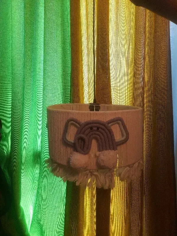 لوستر مکرومه دست ساز کاملا نو|لوستر و چراغ آویز|اندیشه, اندیشه فاز ۴|دیوار