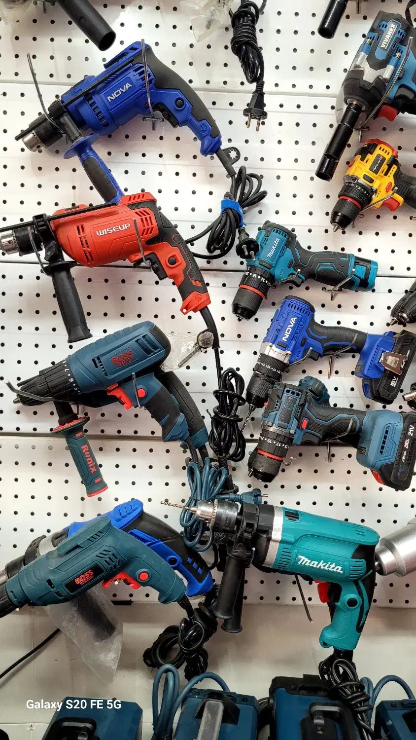 فروش انواع دریل شارژی و برقی دریل بتن کن سه حالته|ابزارآلات|نیشابور, شهید بهشتی|دیوار