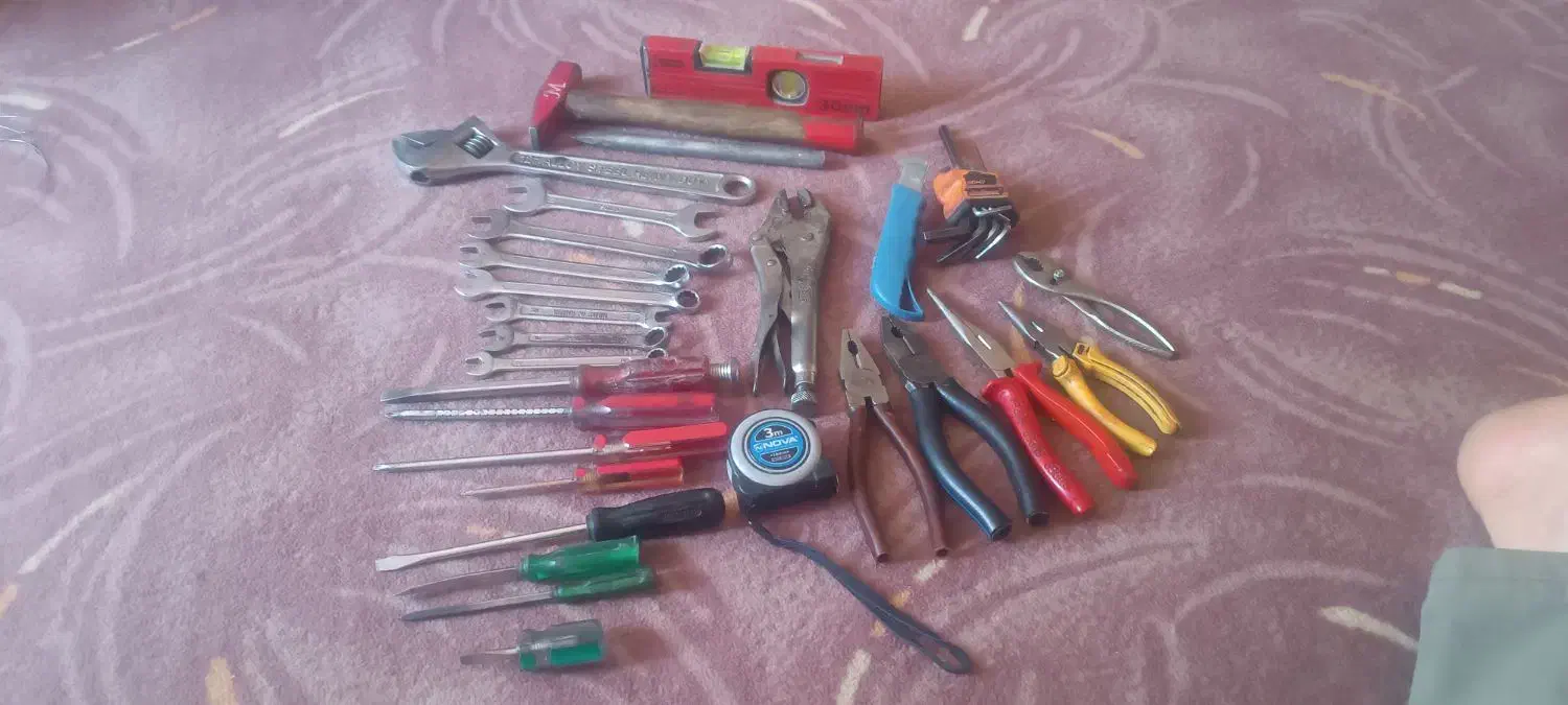 ابزار با تمام ابزار|ابزارآلات|ملارد, |دیوار