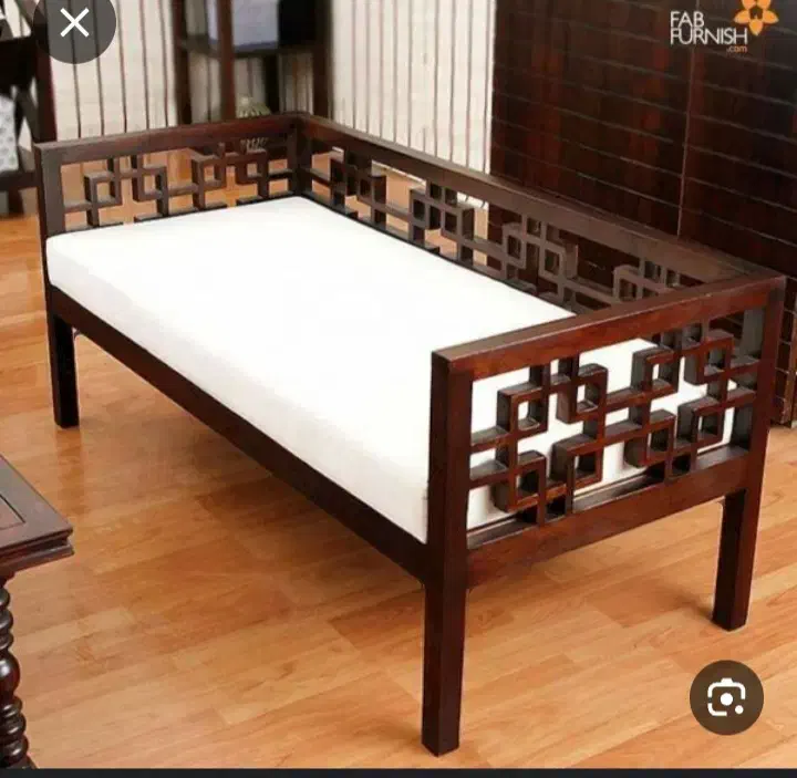 کرسی تخت سنتی چوبی|تخت و سرویس خواب|تفرش, |دیوار