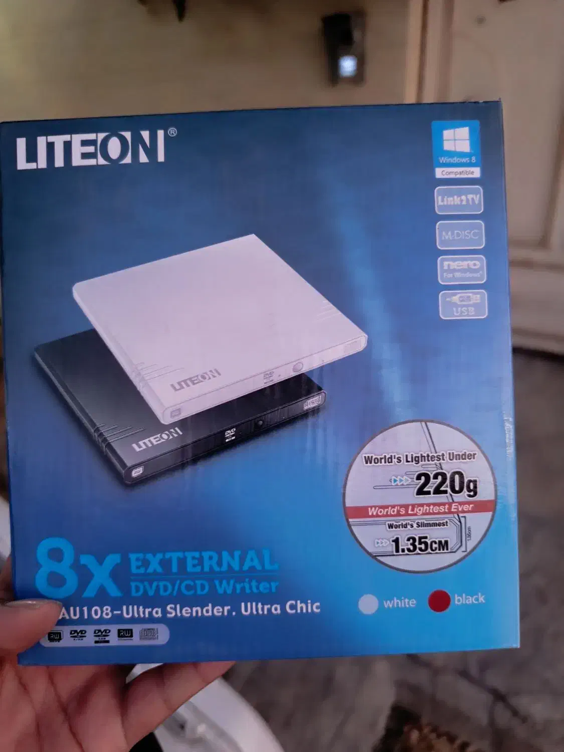 رایتر اکسترنال لایتونی|قطعات و لوازم جانبی رایانه|برازجان, |دیوار