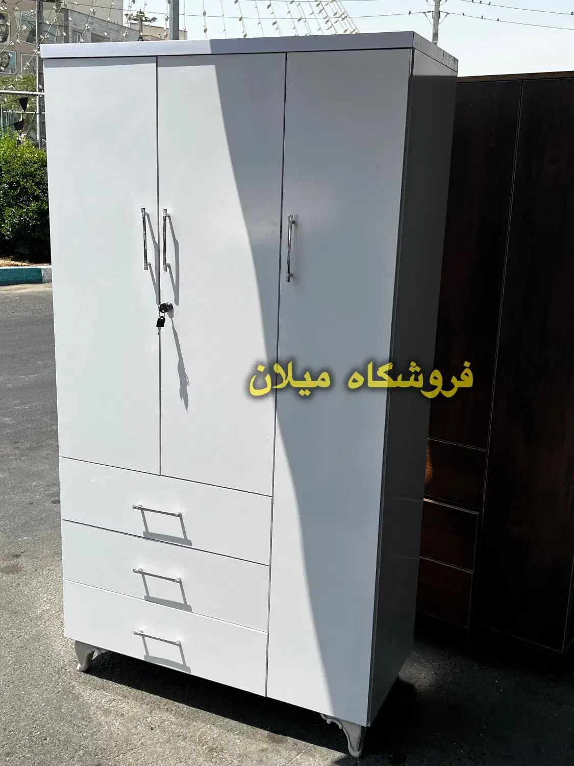 کمد لباس سه درب دراور تک و عمده کشو|جاکفشی، کمد، دراور|تهران, جیحون|دیوار