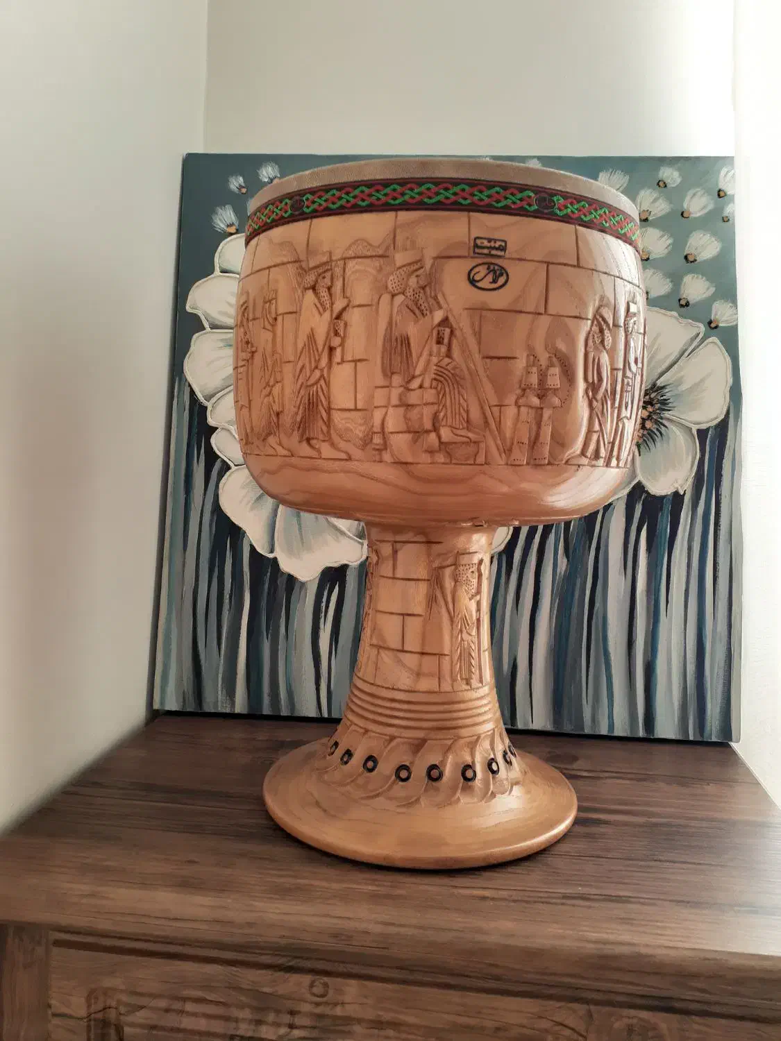 تنبک حلمی|سازهای سنتی|کرج, شهرک بنفشه|دیوار