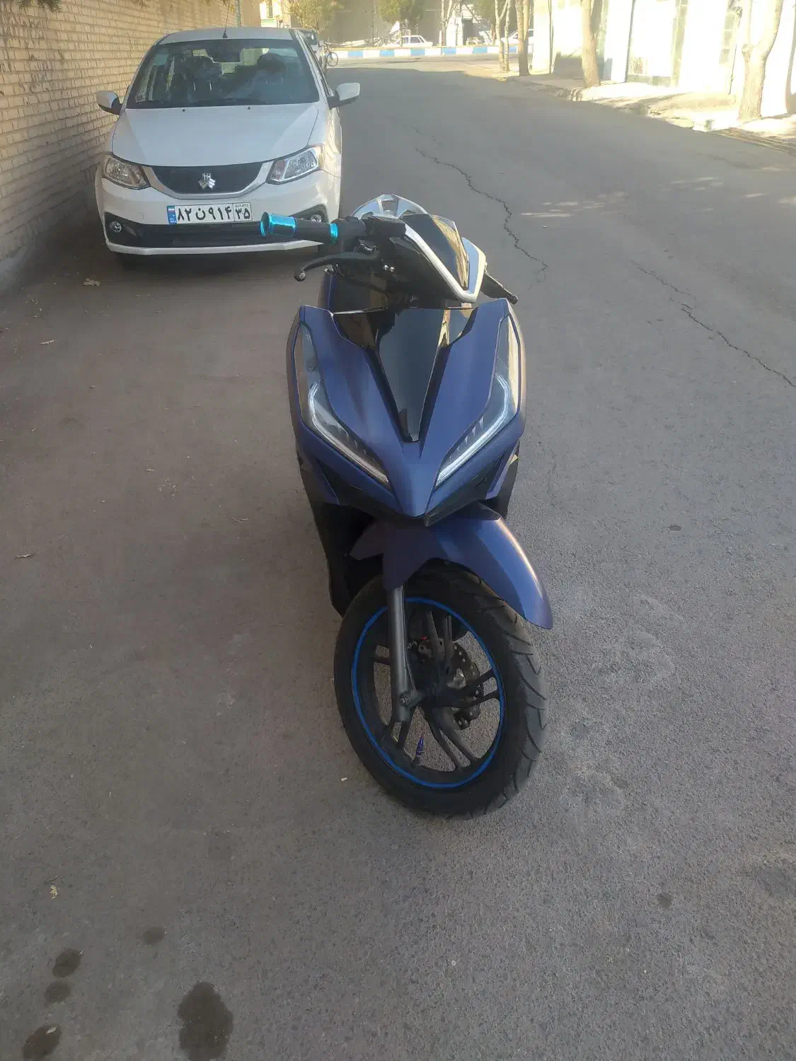 موتور کلیک توسن تکنو ۱۵۰.|موتورسیکلت|میانه, |دیوار